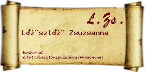 László Zsuzsanna névjegykártya